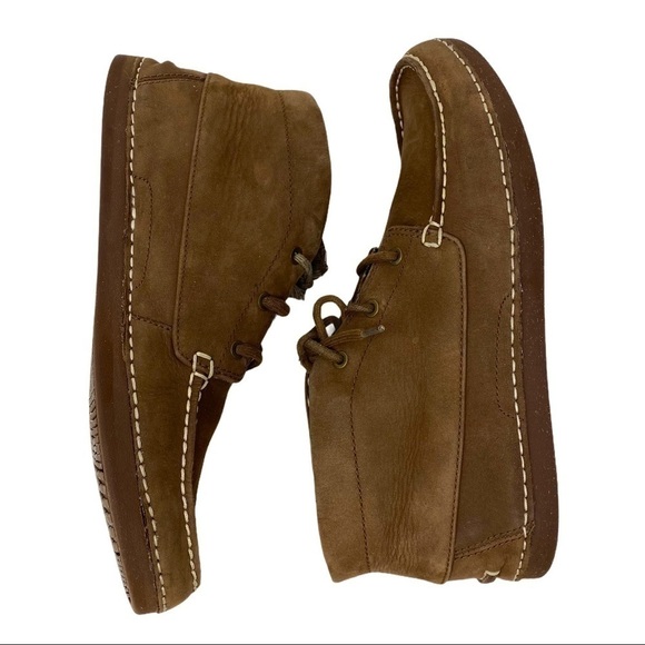 UGG Brown Suede Chukka Boots with Moccasin Stitching main image 11